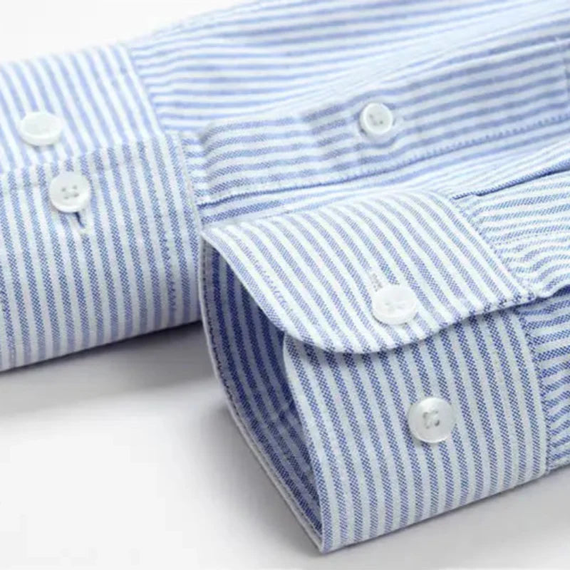 Thomas Striped Button-Down