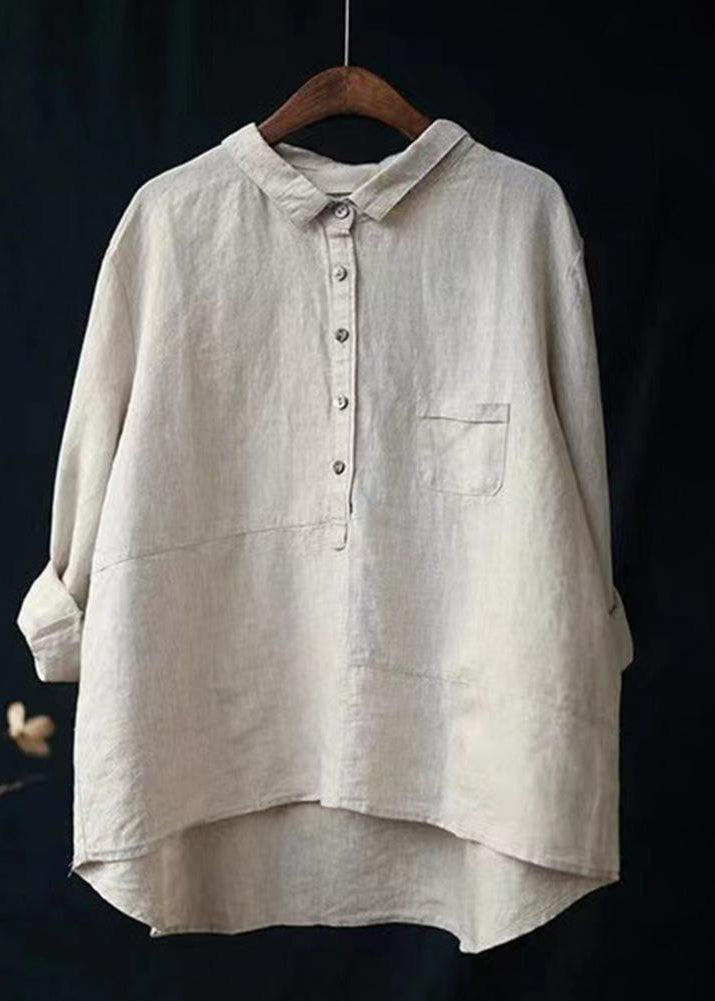 Kiona Long Sleeve and Front Pocket Shirt with Buttons