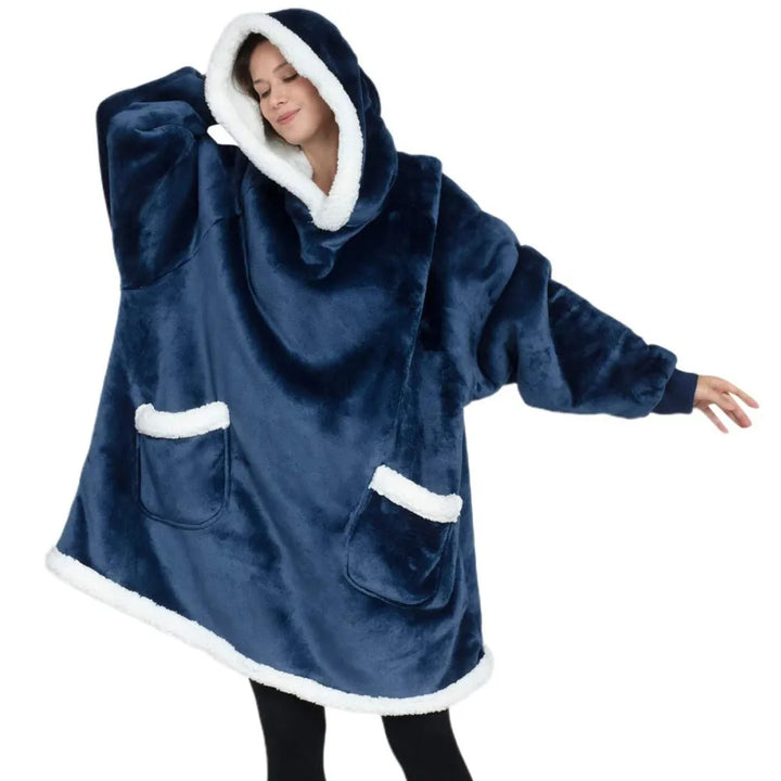 CozyWrap - Casual Unisex Hooded Wearable Blanket