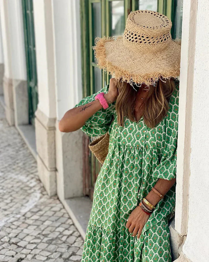 Lila Bohemian Dress