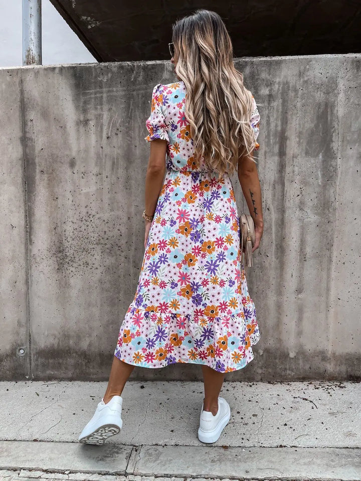 Danya Elegant Floral Dress