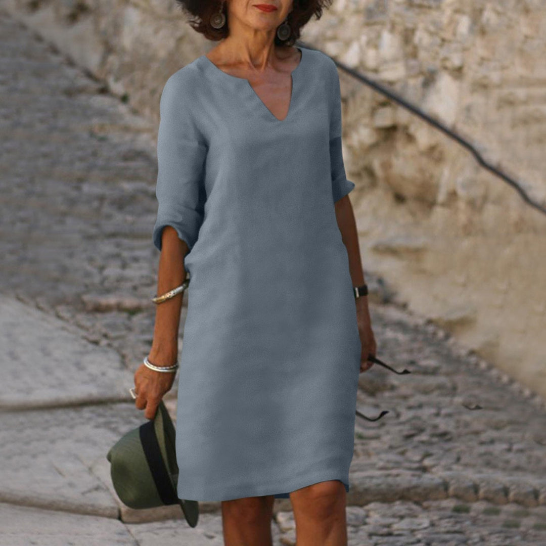 Harper Timeless V-neck Dress