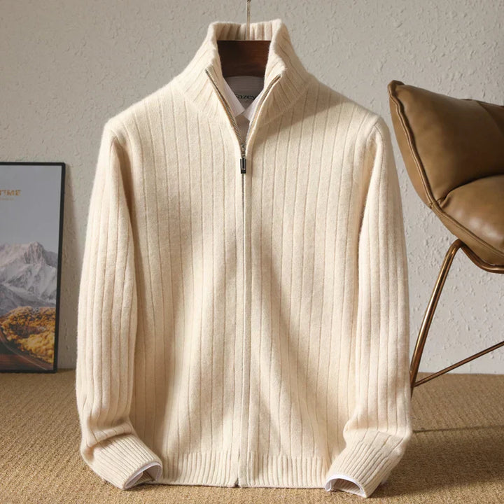 Felix Comfortable Merino Wool Business Cardigan