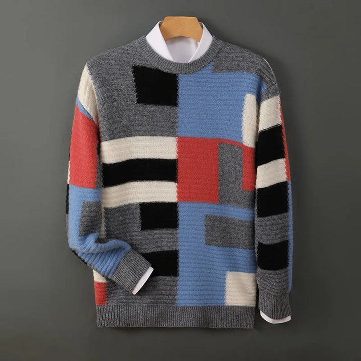 Niclas Frosted Mosaic Sweater