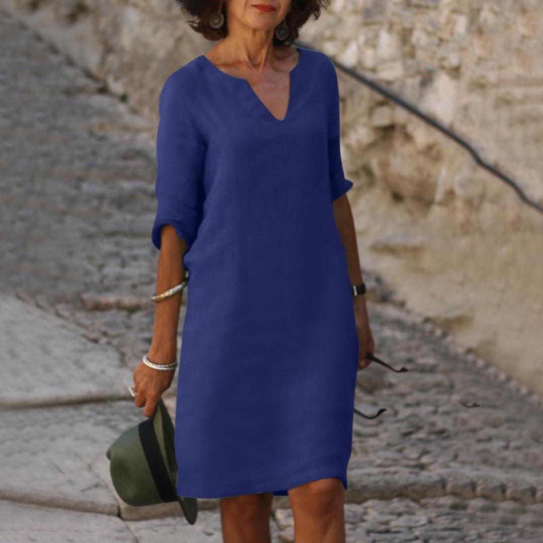 Harper Timeless V-neck Dress