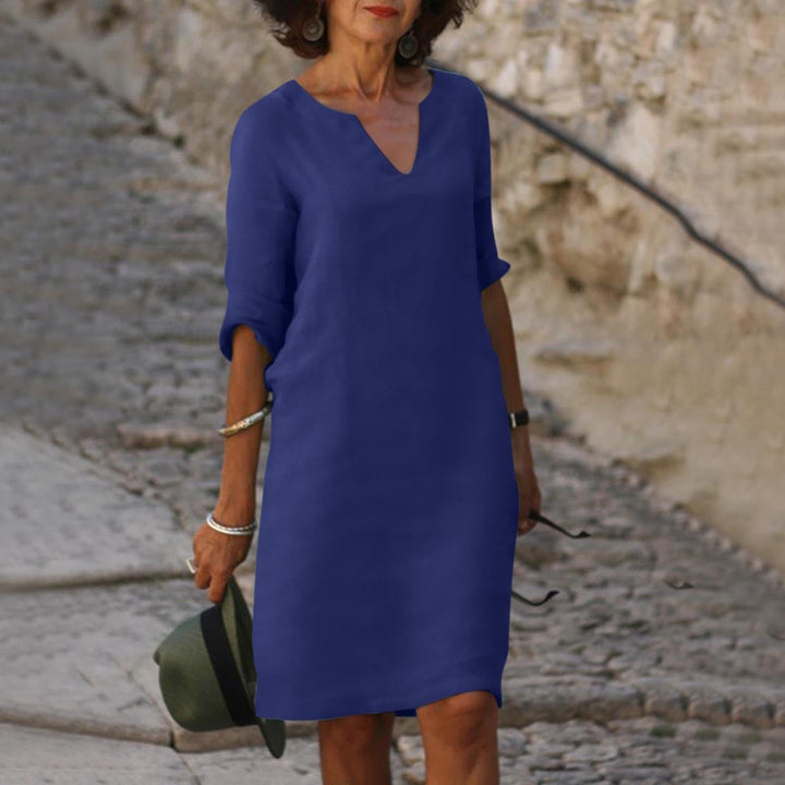 Harper Timeless V-neck Dress