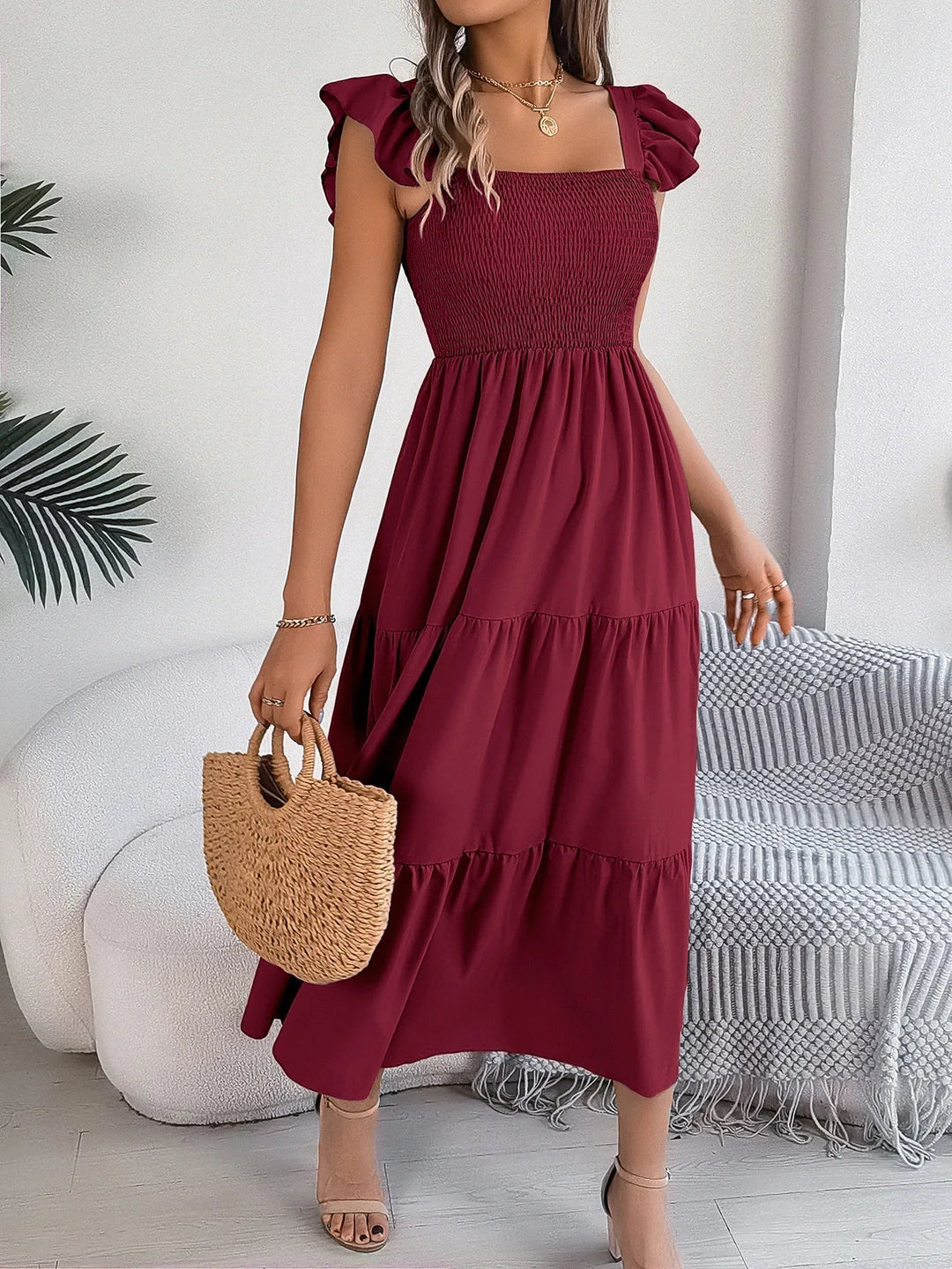 Kylie Elegant Tiered Dress