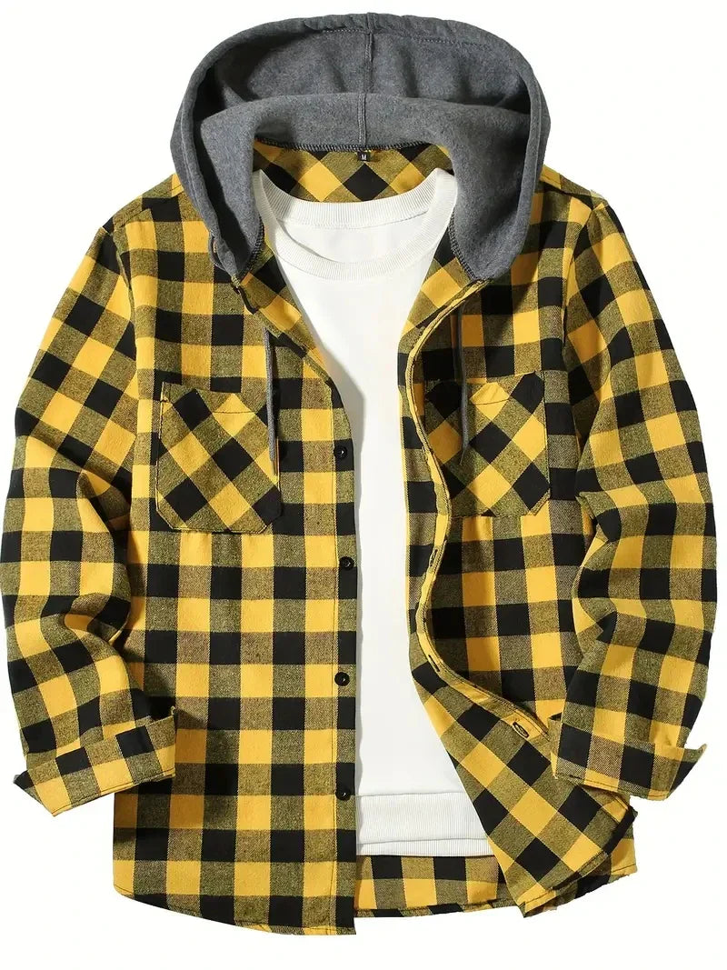 Dean Flannel Hoodie Jacket