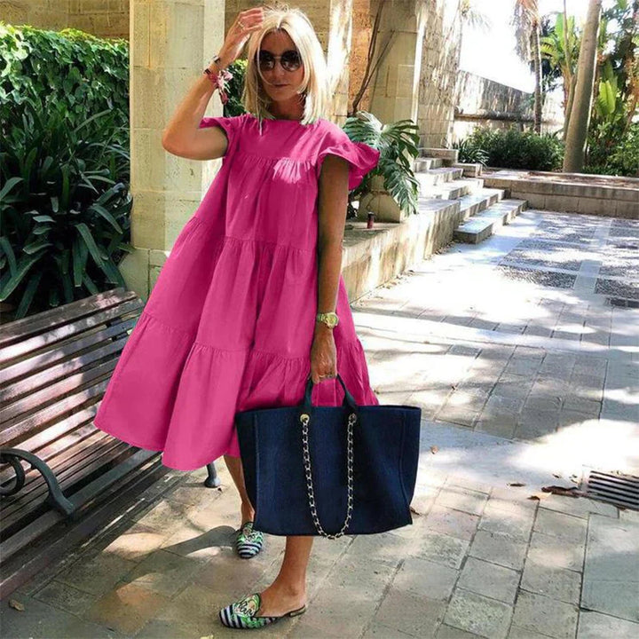 Margaret Tummy-Covering Midi Dress