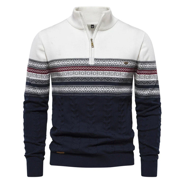 Emmanuel Casual Super Soft Ethnic Pattern Men's Sweater