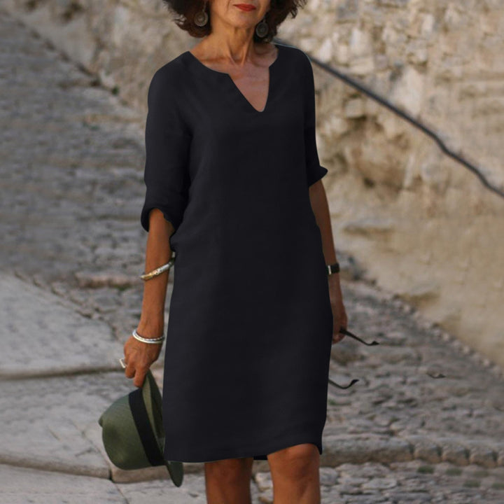 Harper Timeless V-neck Dress