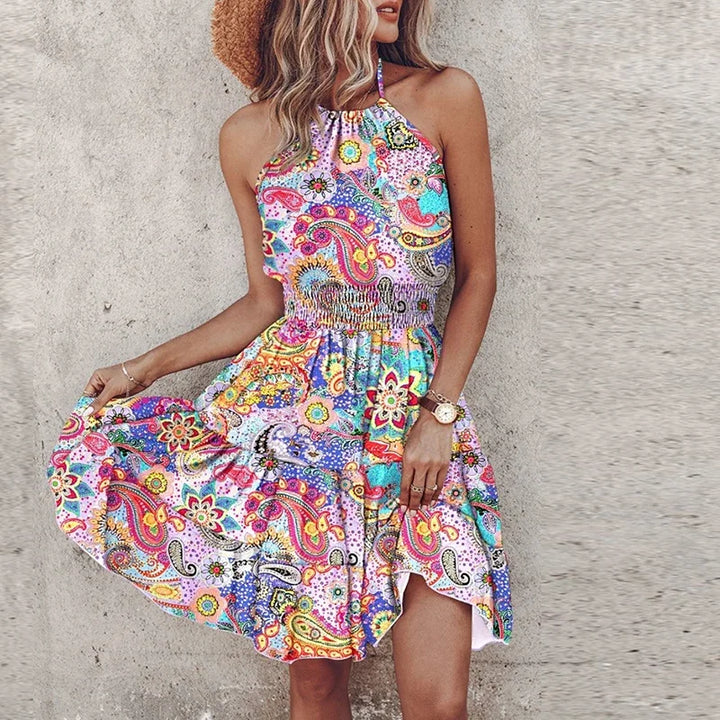 Elody Chic Halter Dress