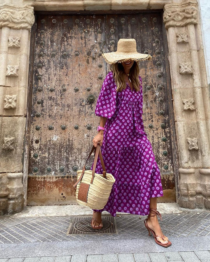 Lila Bohemian Dress