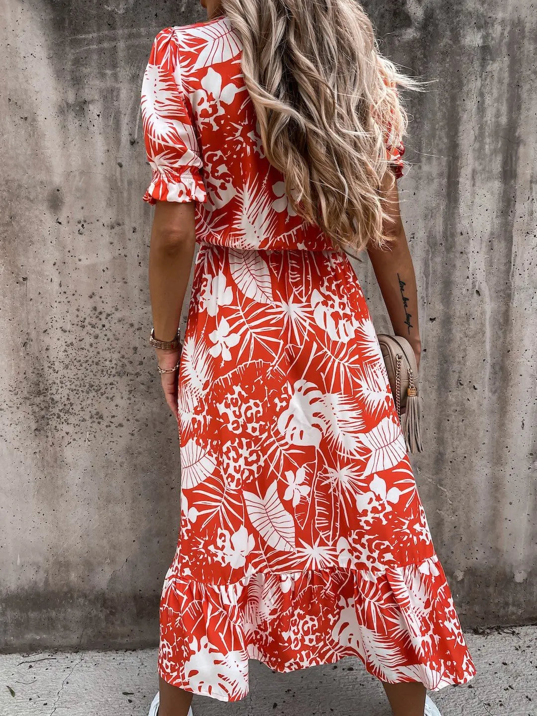 Danya Elegant Floral Dress