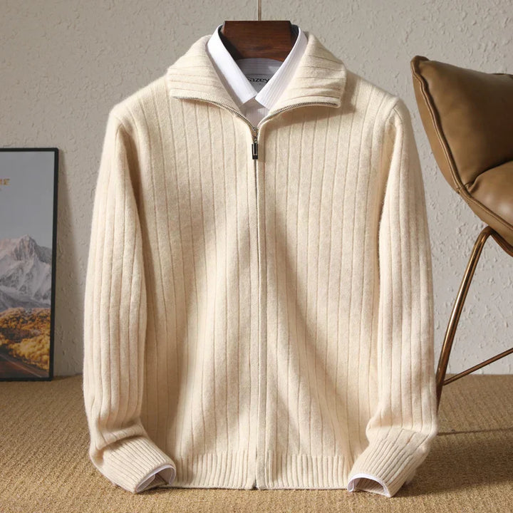 Felix Comfortable Merino Wool Business Cardigan