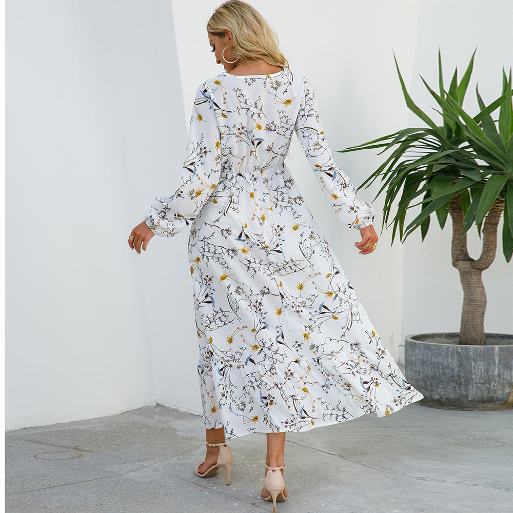 Mirena Summer Bohemian Maxi Dress