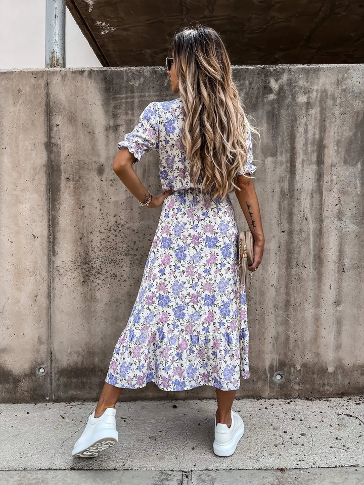 Danya Elegant Floral Dress
