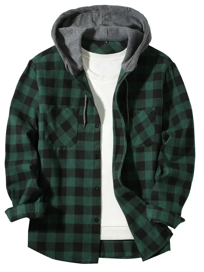 Dean Flannel Hoodie Jacket