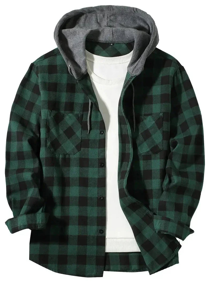 Dean Flannel Hoodie Jacket