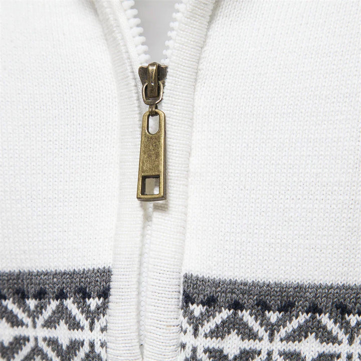 Emmanuel Casual Super Soft Ethnic Pattern Men's Sweater