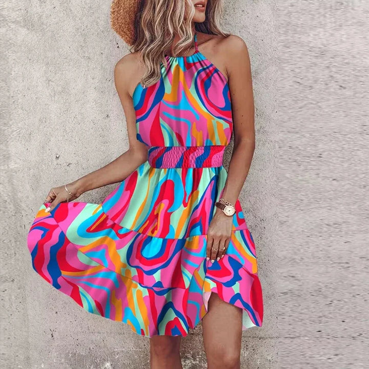 Elody Chic Halter Dress
