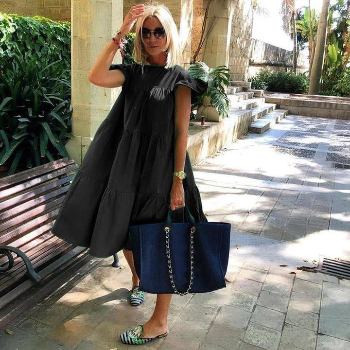 Margaret Tummy-Covering Midi Dress
