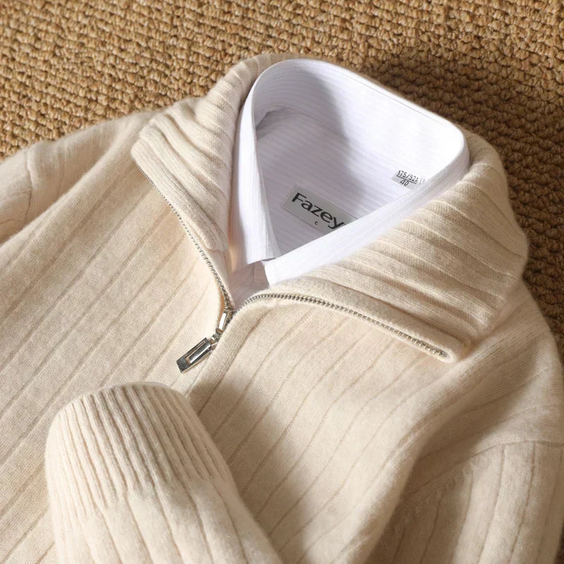 Felix Comfortable Merino Wool Business Cardigan