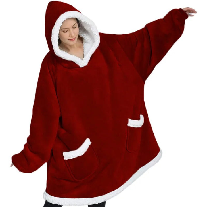 CozyWrap - Casual Unisex Hooded Wearable Blanket