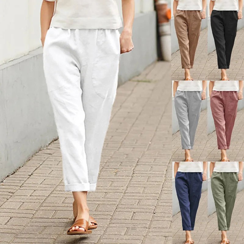 I Chrisea Loose Pocket Pants
