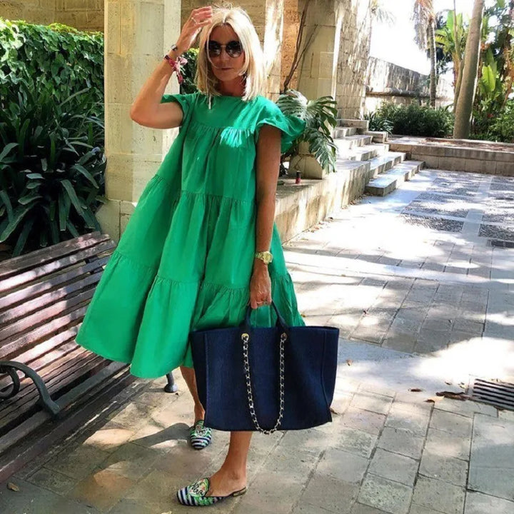Margaret Tummy-Covering Midi Dress