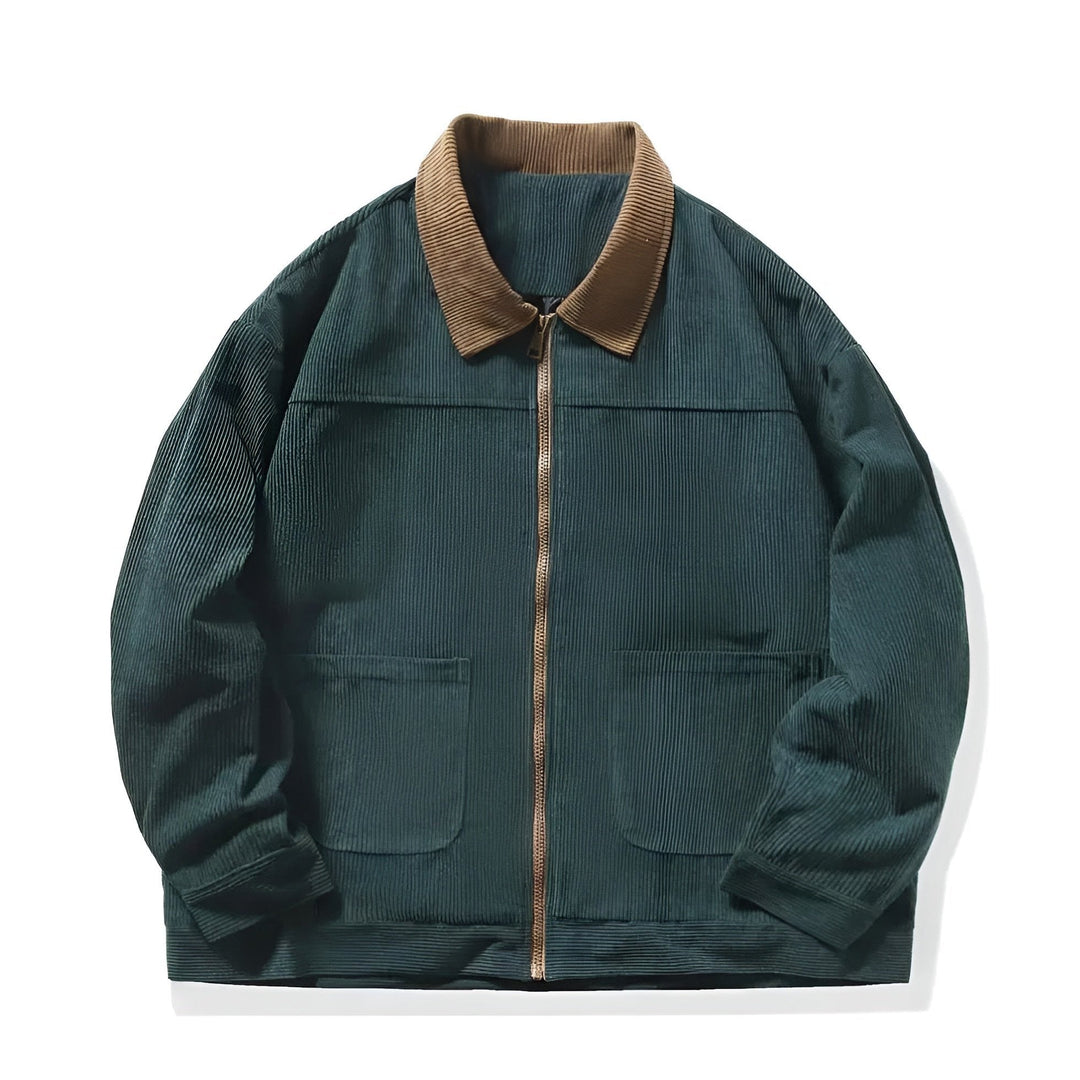 Robert Corduroy Color Block Jacket