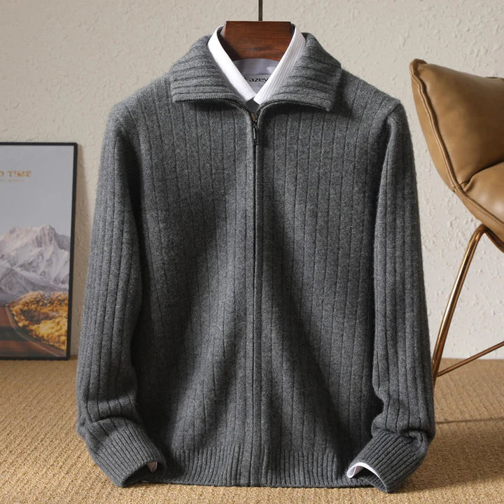 Felix Comfortable Merino Wool Business Cardigan
