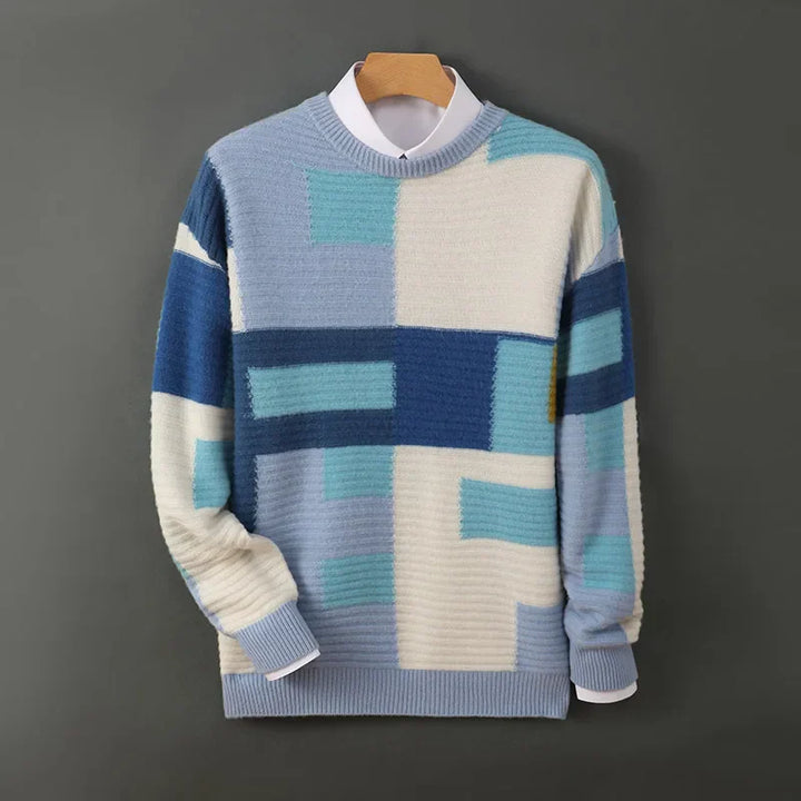 Niclas Frosted Mosaic Sweater