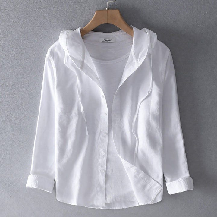 Evonna Lightweight Hooded Blouse
