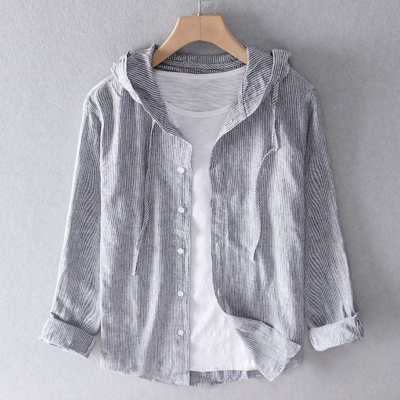Evonna Lightweight Hooded Blouse
