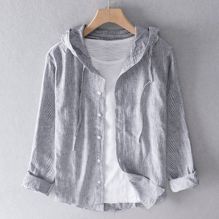 Evonna Lightweight Hooded Blouse