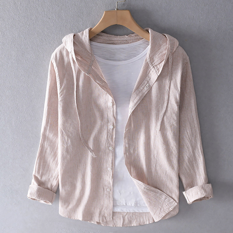Evonna Lightweight Hooded Blouse