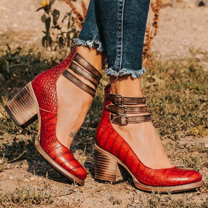 Sara Heel Pumps