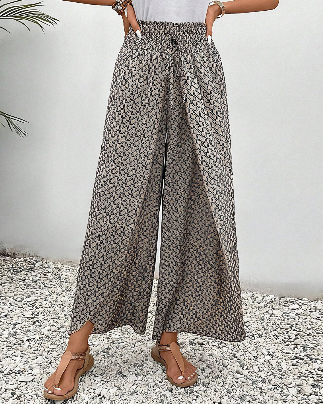 Scarlet Relaxed Wide-Leg Pants