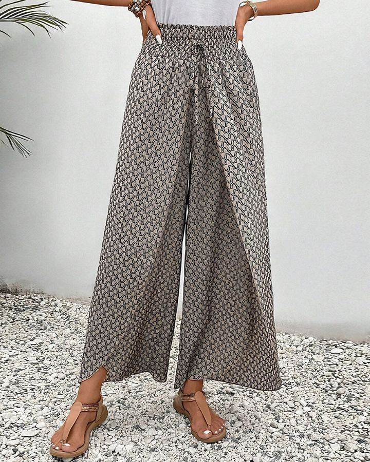 Scarlet Relaxed Wide-Leg Pants