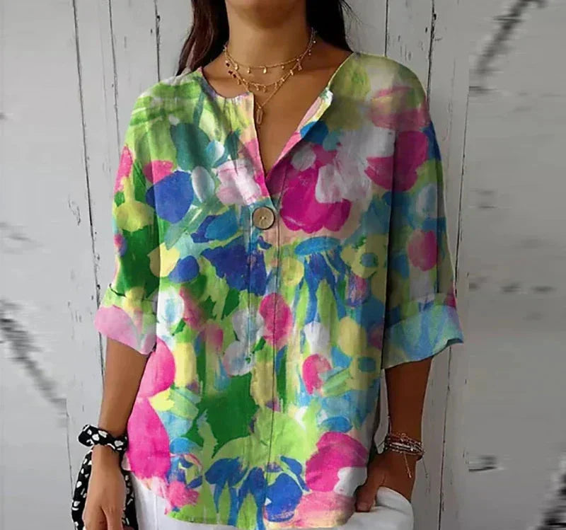 Kiana Floral Blouse
