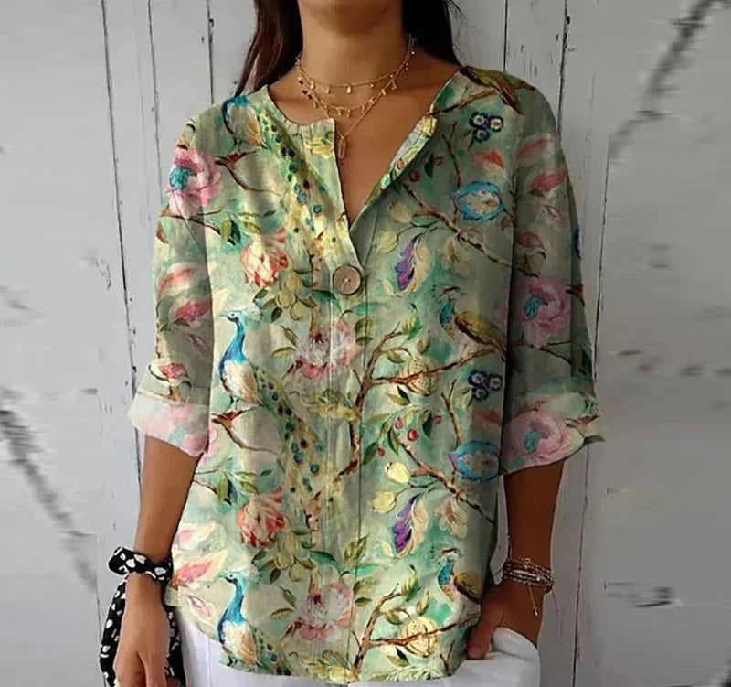 Kiana Floral Blouse
