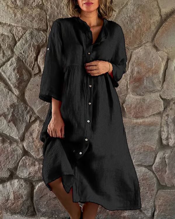Sanda Loose Shirt Dress