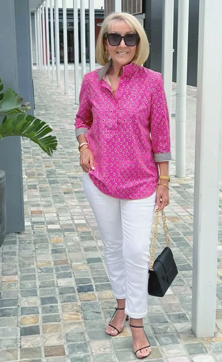 Sabina 3/4 Sleeve Elegant Top