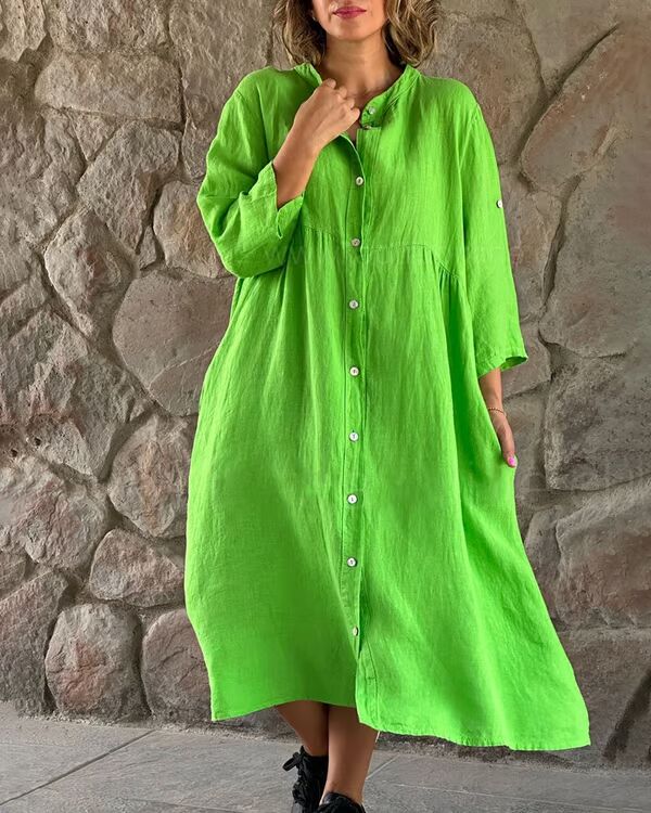 Sanda Loose Shirt Dress