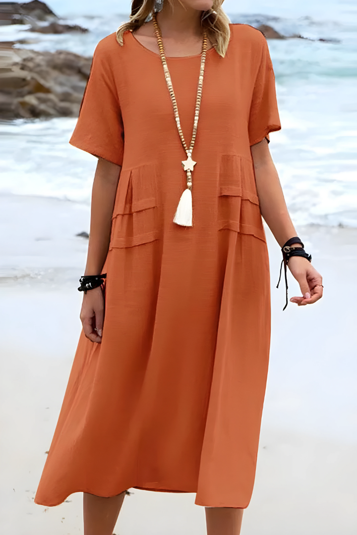 Costa Comfortable Tummy Covering Dress