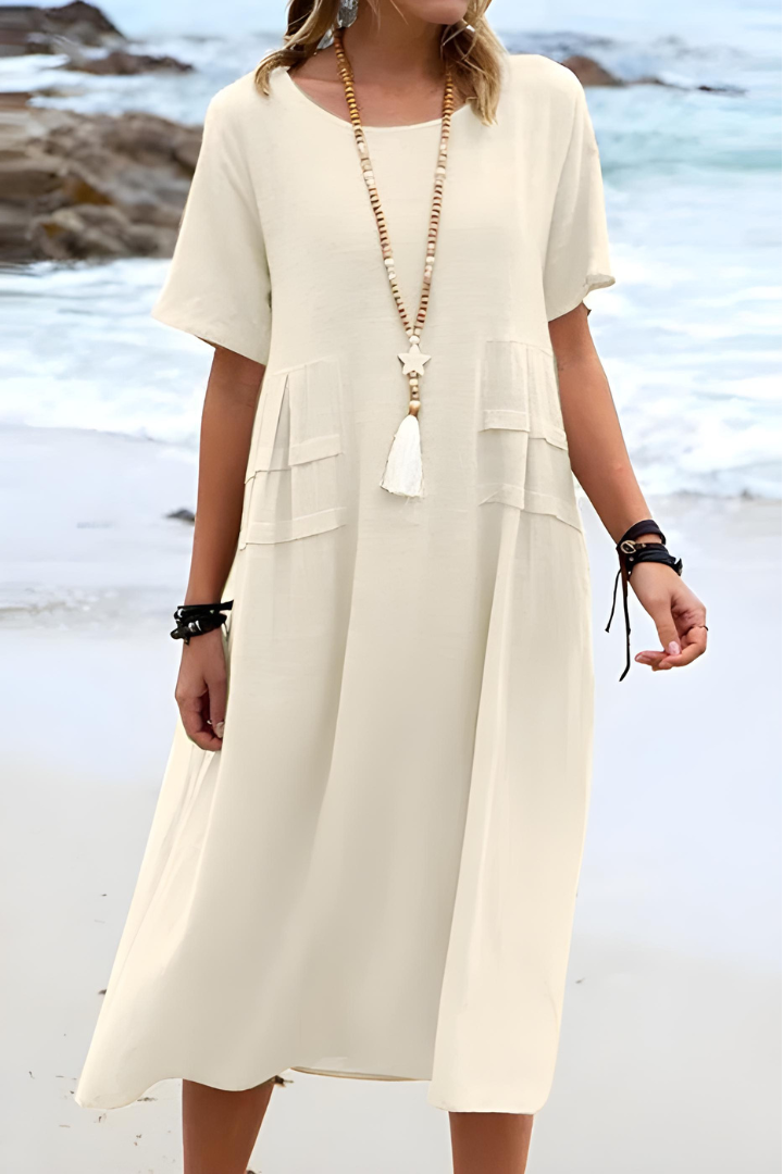 Costa Comfortable Tummy Covering Dress