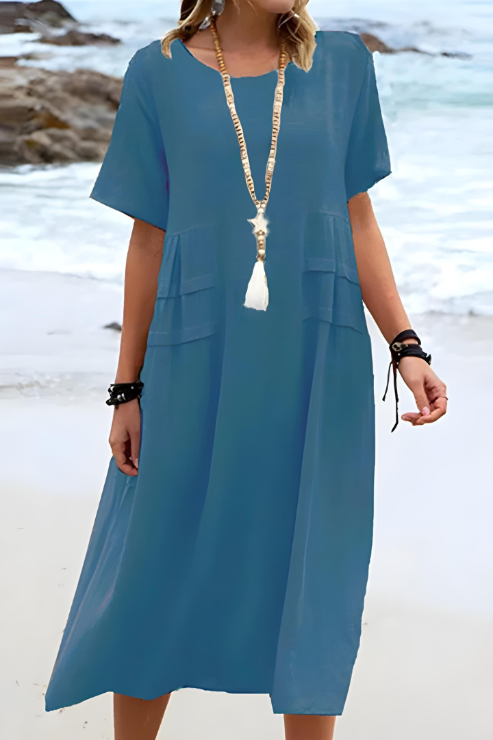 Costa Comfortable Tummy Covering Dress