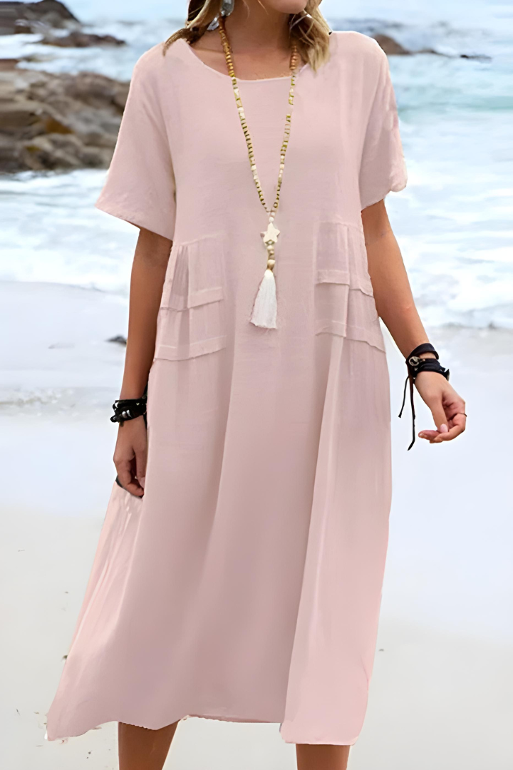 Costa Comfortable Tummy Covering Dress