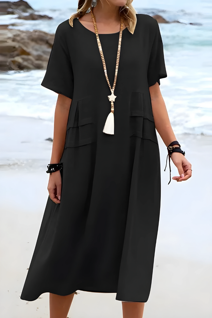 Costa Comfortable Tummy Covering Dress